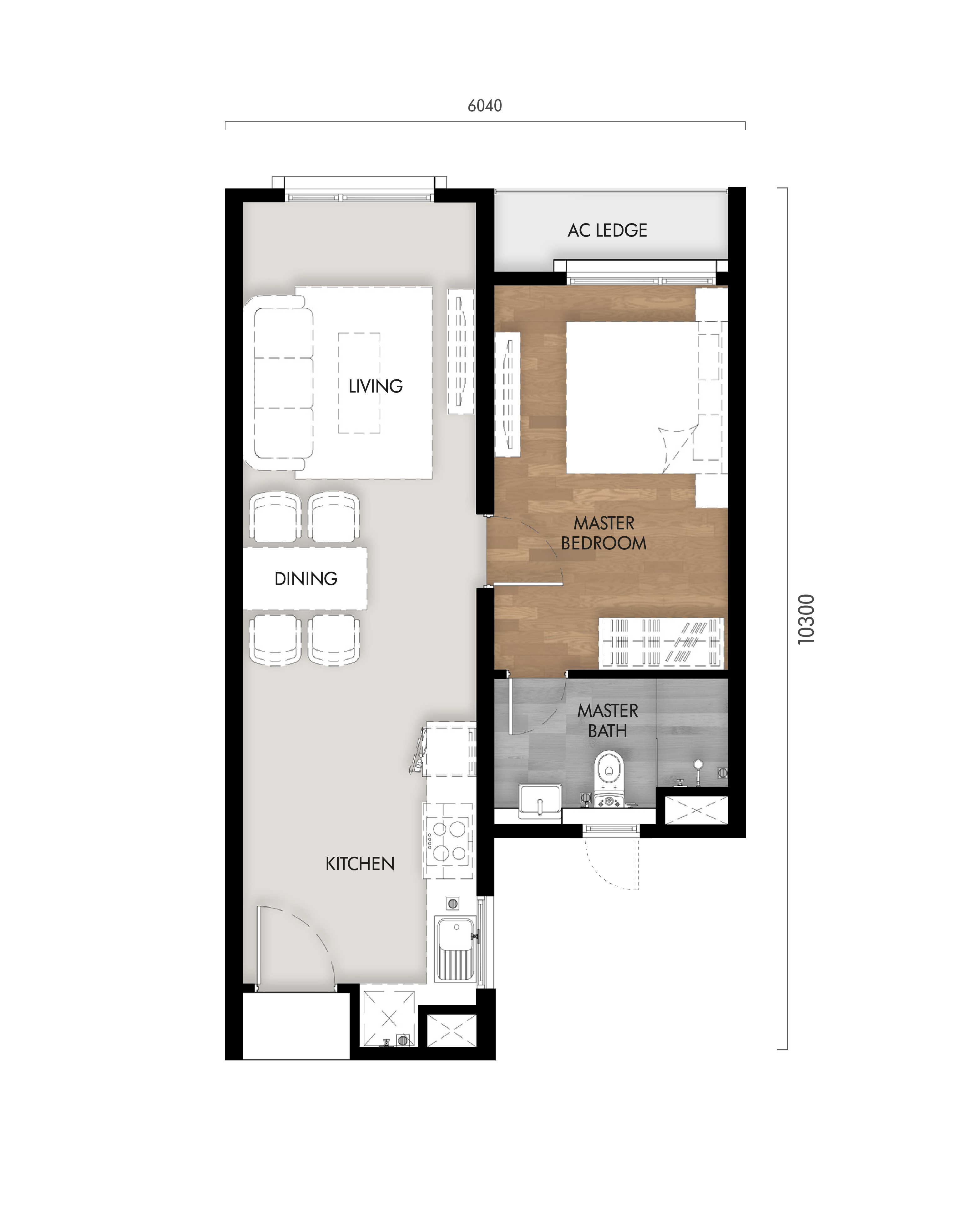 Type A floor plan